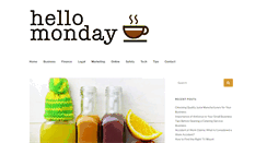 Desktop Screenshot of hello-monday.com